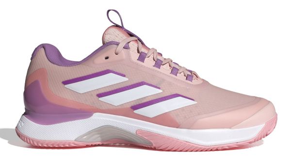 Damskie buty tenisowe Adidas Avacourt 2 Clay - Fioletowy, Różowy