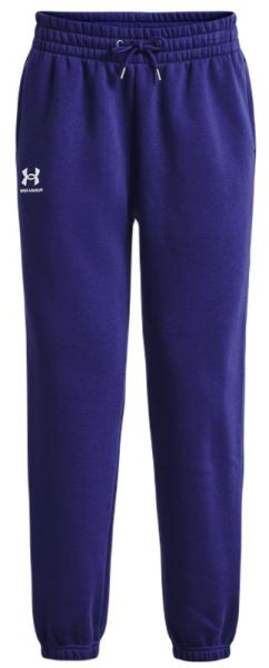 Teniso kelnės moterims Under Armour Women's UA Essential Fleece Joggers - sonar blue/white