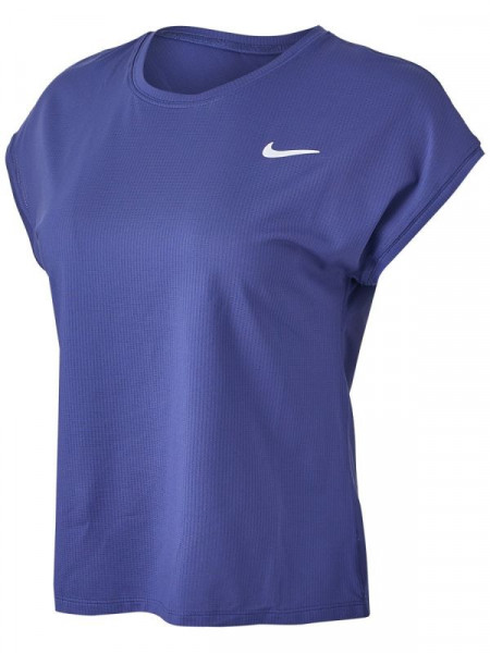  Nike Court Dri-Fit Victory Top SS W - dark purple dust/white