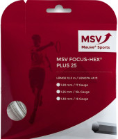 Tenisz húr MSV Focus Hex Plus 25 (12 m) - white