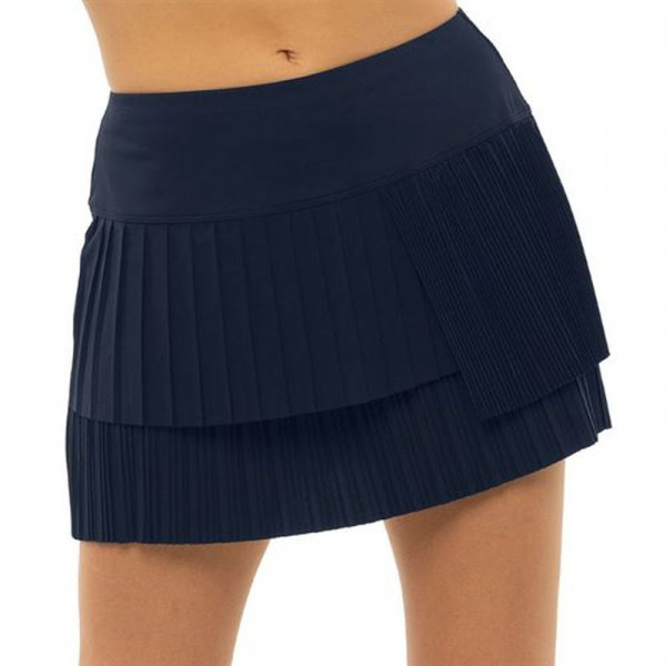 Jupes de tennis pour femmes Lucky in Love Novelty Technology Long Free Spirit Pleated Skirt - midnight