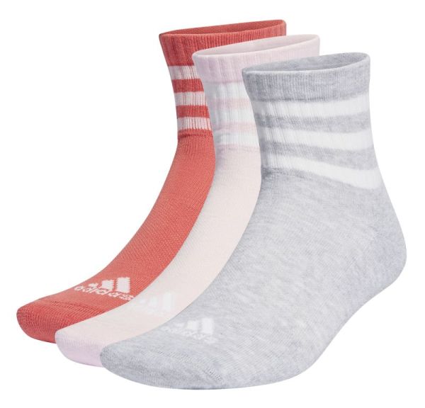 Calcetines de tenis  Adidas Cushioned Sportswear Mid-Cut Socks 3P - multicolor
