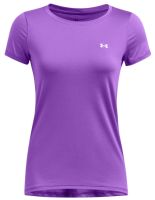 Damski t-shirt Under Armour Women's HeatGear Armour Short Sleeve - Fioletowy