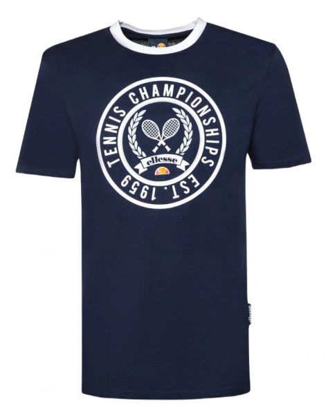 Herren Tennis-T-Shirt Ellesse Segna Tee - navy