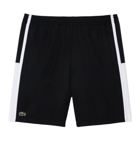 Pánské tenisové kraťasy Lacoste Sport Colourblock Panels Lightweight Shorts - black/white