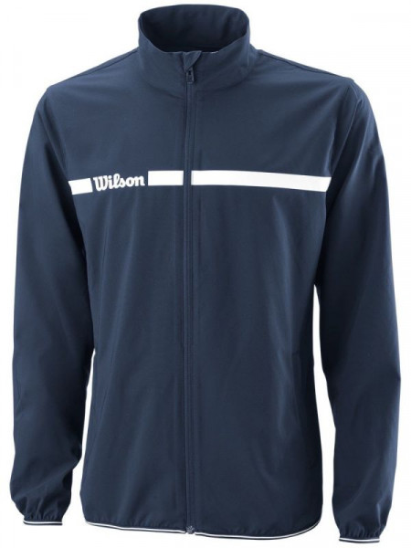 Herren Tennissweatshirt Wilson Team II Woven Jacket M - team navy