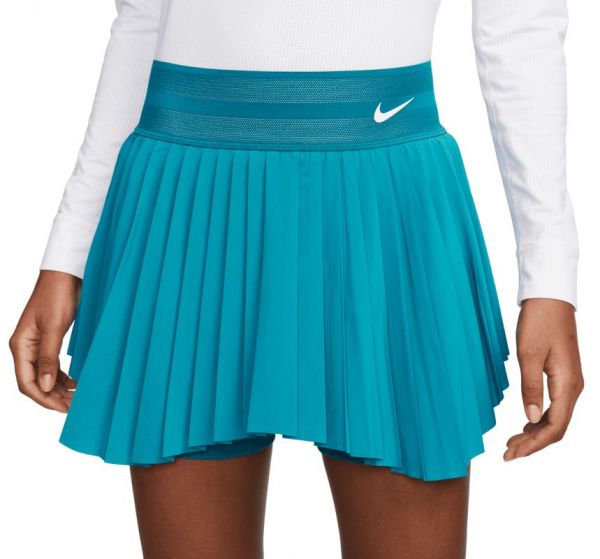 Teniso sijonas moterims Nike Court Dri-Fit Slam Melbourne Skirt - green abyss/white