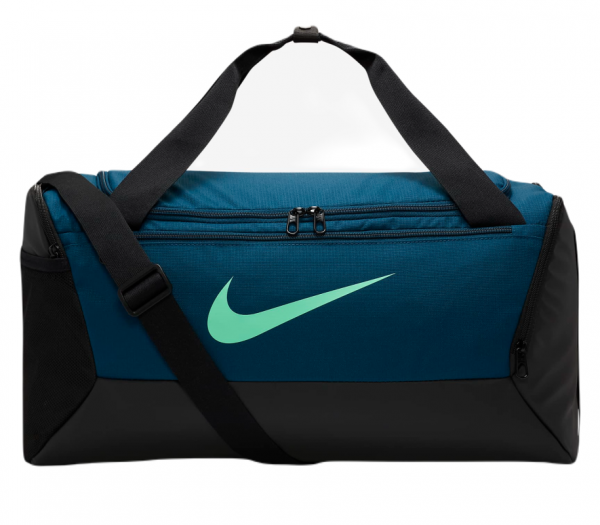 Sport bag Nike Brasilia 9.5 Training Duffel Bag - valerian blue/black/green glow