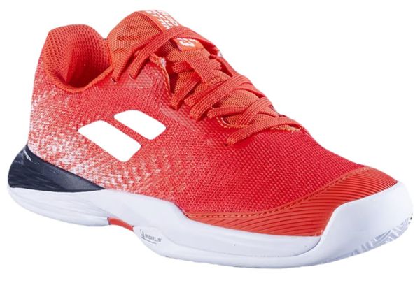 Junior shoes Babolat Jet Mach 3 Junior Clay - Red, White