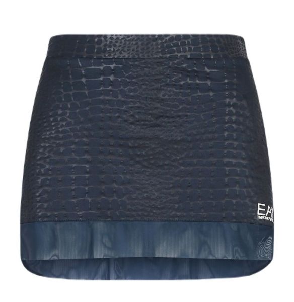 Falda de tenis para mujer EA7 Woman Jersey Skirt - fancy navy blue
