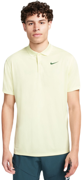 Męskie polo tenisowe Nike Court Dri-Fit Pique Polo - luminous green/fir