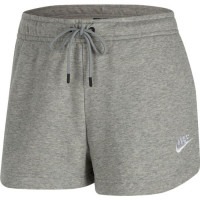 Damen Tennisshorts Nike Sportswear Essential Short French Terry W - dark grey heather/white