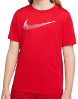 Majica za dječake Nike Dri-Fit Short Sleeve Training Top - university red/white