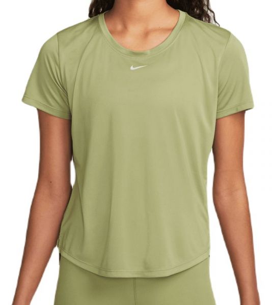 Tenisa T-krekls sievietēm Nike Dri-FIT One Short Sleeve Standard Fit Top - alligator/white