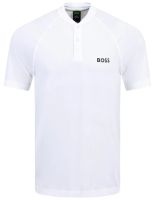 Мъжка тениска с якичка BOSS x Matteo Berrettini Pariq MB Polo - white