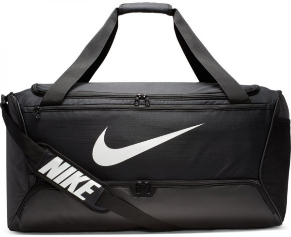 Tenisz táska Nike Brasilia Large Duffle Bag - black/black/white