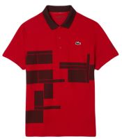 Men's Polo T-shirt Lacoste Tennis x Novak Djokovic Fan Version - Red