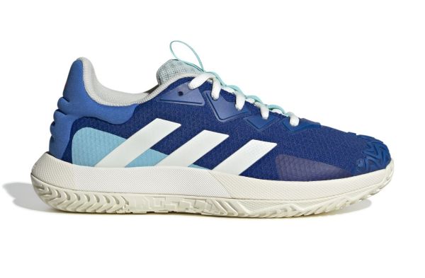 Chaussures de tennis pour hommes Adidas SoleMatch Control - core blue/cloud white/flash aqua