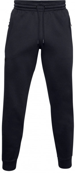 Męskie spodnie tenisowe Under Armour Recover Fleece Pant - black