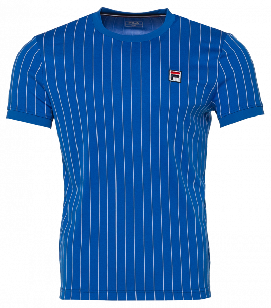  Fila Shirt Stripes M - blue iolite/white