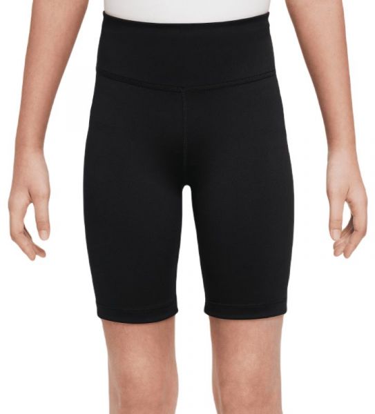 Mädchen Shorts Nike Dri-Fit One Bike Shorts - black/white