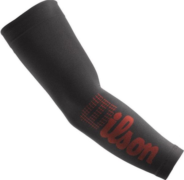 Odzież kompresyjna Wilson Seamless Compression Arm Sleeve - black/wilson red