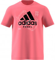 Férfi póló Adidas Spring Padel T-Shirt M - pink