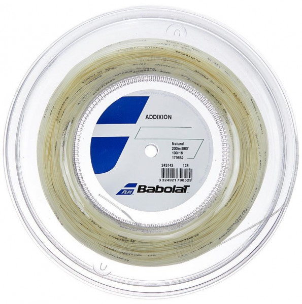 Naciąg tenisowy Babolat Addixion (200 m) - natural