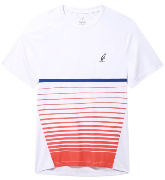 Herren Tennis-T-Shirt Australian Ace Logo T-Shirt - bianco