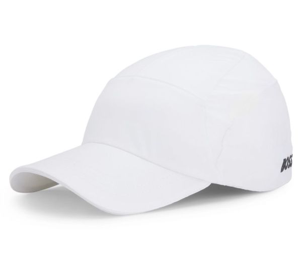 Čiapka BOSS x Matteo Berrettini Nylon Cap With Rear Logo And Signature Stripe - white