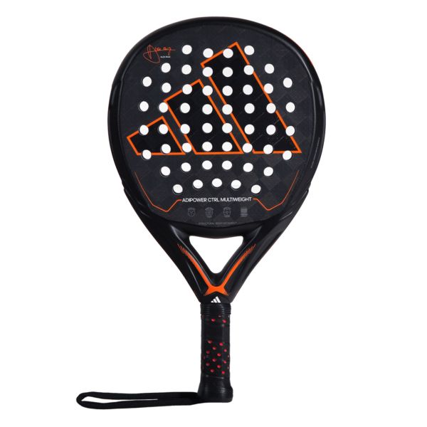 Padel racket Adidas Adipower Multiweight CTRL - black/orange