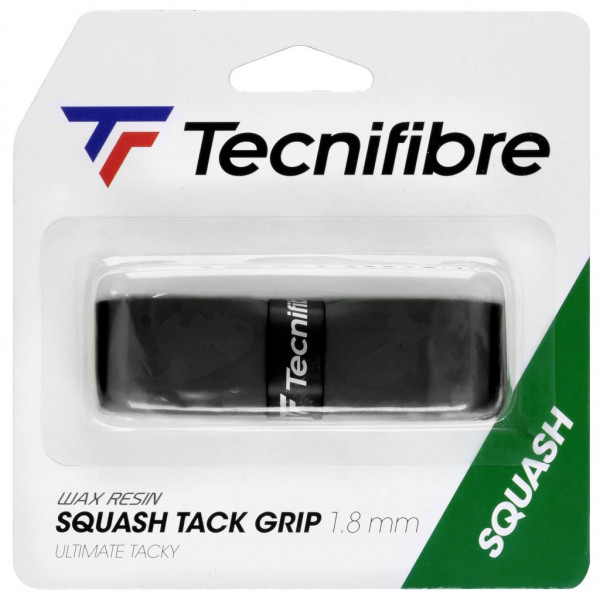 Grip - replacement Tecnifibre Squash Tacky Grip 1P - black