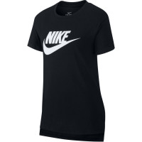 Mädchen T-Shirt Nike G NSW Tee DPTL Basic Futura - black/white