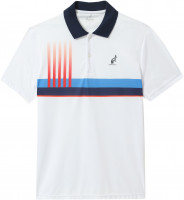 Herren Tennispoloshirt Australian Ace Polo with Print - bianco
