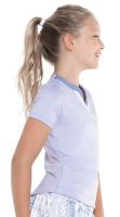 Dievčenské tričká Lucky in Love All About Ikat Double V Short Sleeve Top - purple Dievčenské tričká Lucky in Love All About Ikat Double V Short Sleeve Top - purple