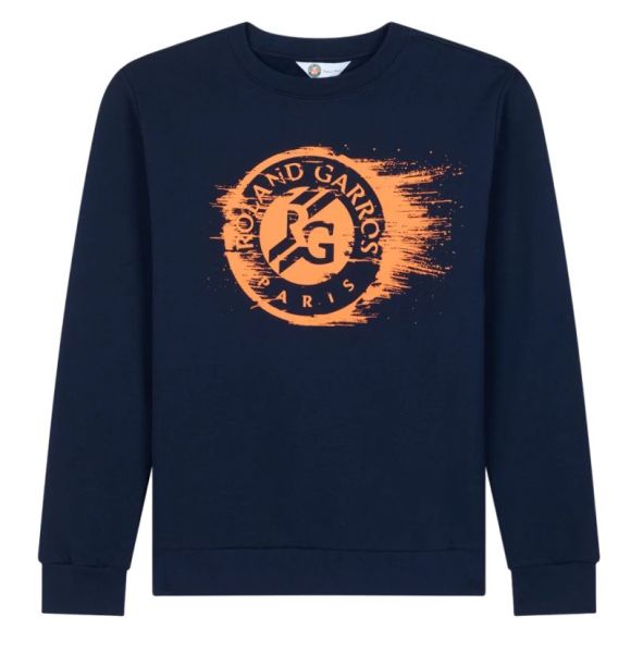 Női tenisz pulóver Roland Garros Sophie Pop Energy Sweatshirt - Kék