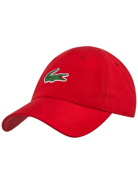 Καπέλο Lacoste SPORT NOVAK DJOKOVIC-ON COURT COLLECTION Microfiber Cap - red/red