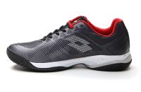 Muške tenisice Lotto Mirage 300 III Clay - all black/all white/reef red Muške tenisice Lotto Mirage 300 III Clay - all black/all white/reef red
