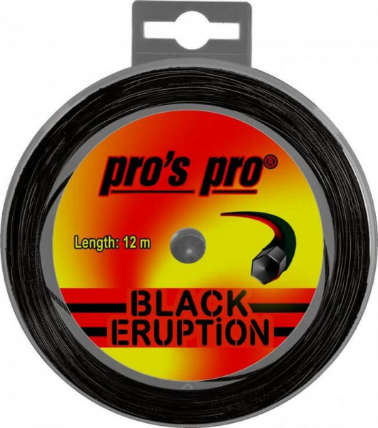 Tenisa stīgas Pro's Pro Eruption (12 m) - black