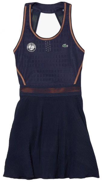 Lacoste SPORT Roland Garros Edition Built-In Shorts Dress - navy blue/orange