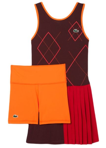 Vestido de tenis para mujer Lacoste Ultra-Dry Stretch Tennis - Rojo