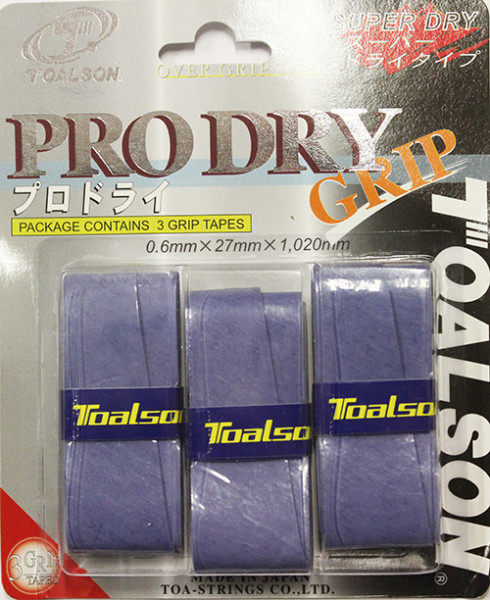Overgrip Toalson Pro Dry 3P - blue