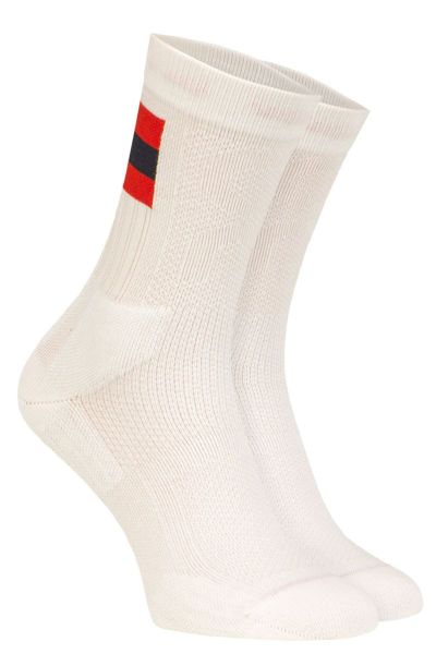 Tennisesokid  ON Tennis Sock - white/red