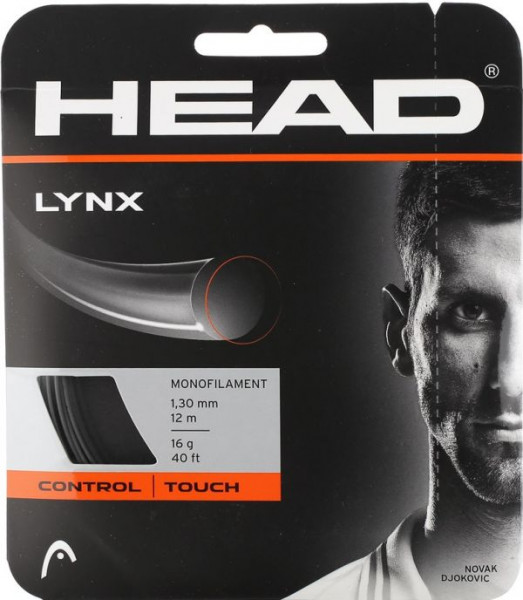 Tennis String Head LYNX (12 m) - anthracite (Recommended)