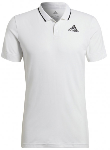 Men's Polo T-shirt Adidas Tennis Freelift Polo M - white/black