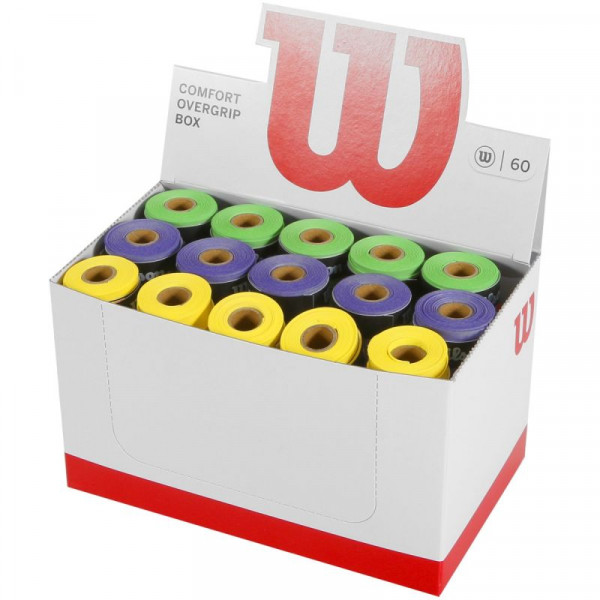 Griffbänder Wilson Ultra Overgrip Box 60P - multicolor