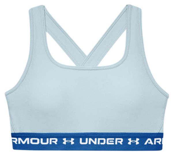 Women's bra Under Armour Crossback Mid Bra - breaker blue/victory blue