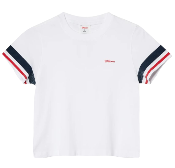 Tenisa T-krekls sievietēm Wilson Brooklyn Seamless T-Shirt - bright white