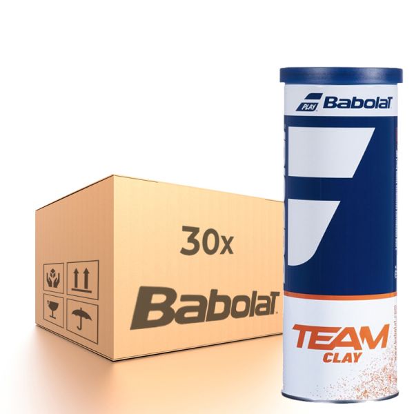 Caja de pelotas de tenis Babolat Team Clay - 30 x 3B