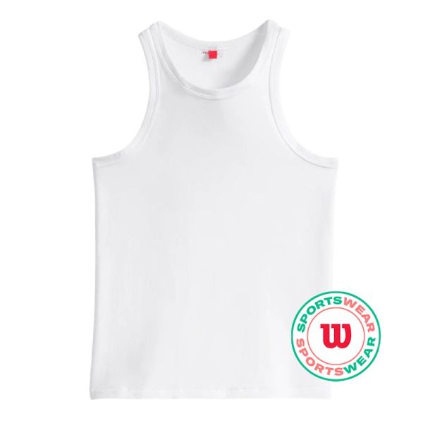 Damen Tennistop Wilson Fieldhouse Tank Top Lite - bright white